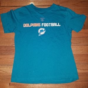 NFL Miami Dolphins Children's Tee Shirt Size  Medium 10/12